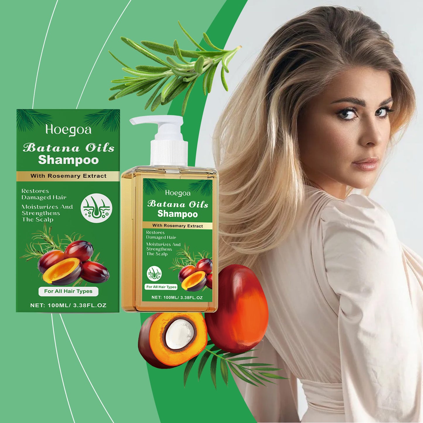 Hair Care Cleansing Shampoo Smooth Rosemary